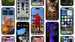 Customization options in iOS 18, as presented at Apple's Worldwide Developers Conference (WWDC) 2024.
