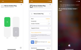 Meross Outdoor Smart Wifi Plug Home App and Siri