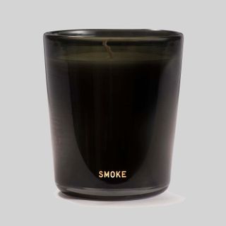 Perfumer H Smoke candle in black glass container