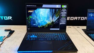 Acer Predator Helios 18 AI gaming laptop at CES 2025