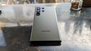 Samsung Galaxy S23 Ultra review back perspective