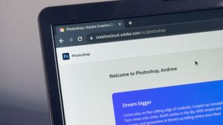 Adobe Photoshop Web app on Acer Chromebook Plus 515