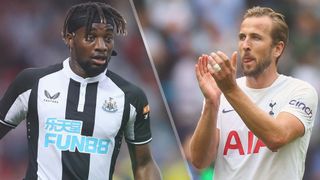 Allan Saint-Maximin of Newcastle United and Harry Kane of Tottenham Hotspur 