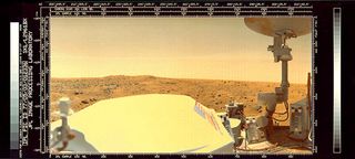 NASA's Viking probes were the first ever to successfully set footpad on Mars in a powered landing. The Viking 1 lander set down in July 1976 and didn't go silent until November 1982. Viking 2 landed in September 1976 and kept working until April 1980. Credit: NASA