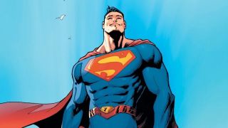 DC Comics artwork of Superman in the Rebirth era