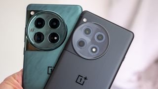 The camera islands on the OnePlus 12 and OnePlus 12R