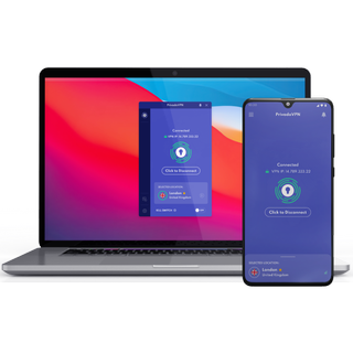 PrivadoVPN apps running on Mac and Android