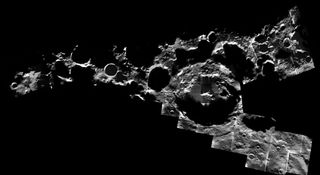 Mosaic of the Lunar South Pole