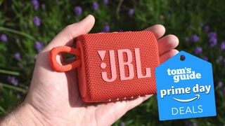 JBL Go 3 Bluetooth speaker in-hand