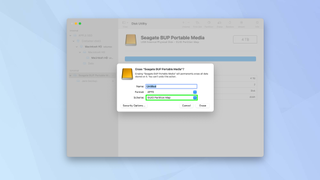 How to format an external hard drive on macOS