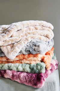 Luxe Faux Fur Throw Blanket: was $138 now $103 @ Anthropologie