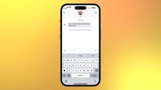 Swipe to reply on iOS 17