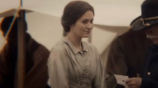 Mary Elizabeth Winstead smiling in Abraham Lincoln Vampire Hunter,