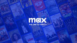 The Max logo against a background of blurred movie and show titles