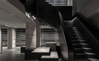 A sculptural new staircase