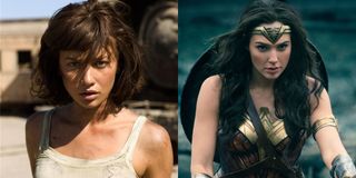 Quantum of Solace Olga Kurylenko Wonder Woman Gal Gadot side by side