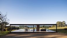 hero exterior showing transparency at tasmania house by room 11