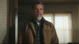 Josh Brolin standing inside a house in Season 2 of Outer Range. 