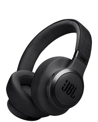 JBL Live 770NC headphones in black render.