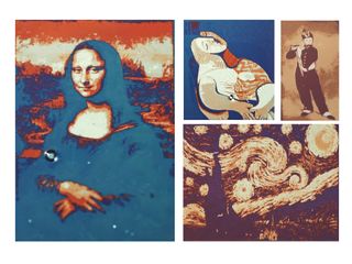 To demonstrate the working principle of resonant laser printing, the researchers printed several macroscopic images in various color tones. Here are examples of several famous paintings laser printed at 500 dots per inch.