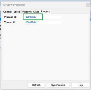 Click Process ID