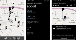 Map Nearby WiFi Windows Phone