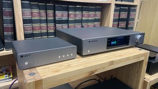 Cambridge Audio MXN10 AND Cambridge Audio CXN100 side by side