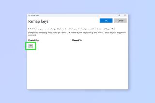 A screenshot showing how to remap keys on Windows 11