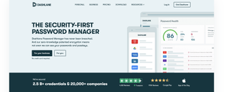 Dashlane website screenshot