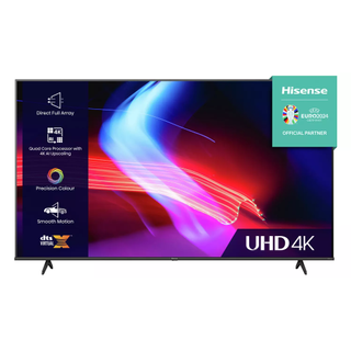 Hisense 43A6KTUK TV on a white background