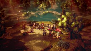 Octopath Traveler 2 camp