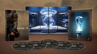 Image of Halo&#039;s TV series physical release.