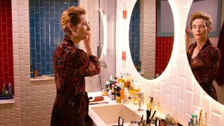 Tilda Swinton in The Human Voice (Pedro Almodóvar, 2020) via @makeupincinema