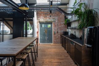 Kitchen Fourth Floor at The Ministry of Sound co-working venue in London