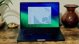 NordVPN displayed on a laptop