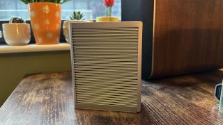 CalDigit TS4 Thunderbolt 4 dock on a wooden desk