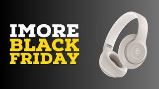 Beats Studio Pro in Sandstone next to text which reads &#039;iMore Black Friday&#039;