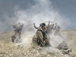 The Paris Photo exhibition with Théâtre de guerre