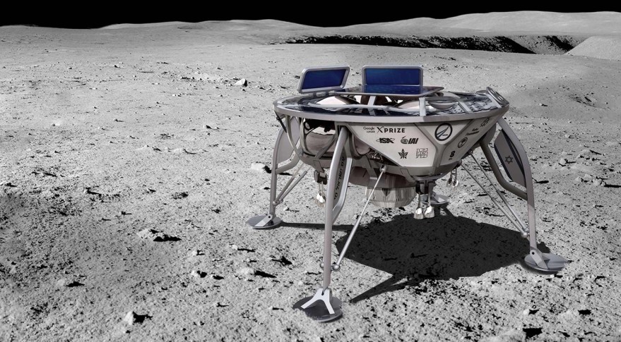 SpaceIL Google Lunar X Prize entry art