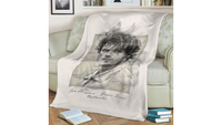 Outlander Jamie Fraser Fleece Throw Blanket: $29.99 on Crush Homes