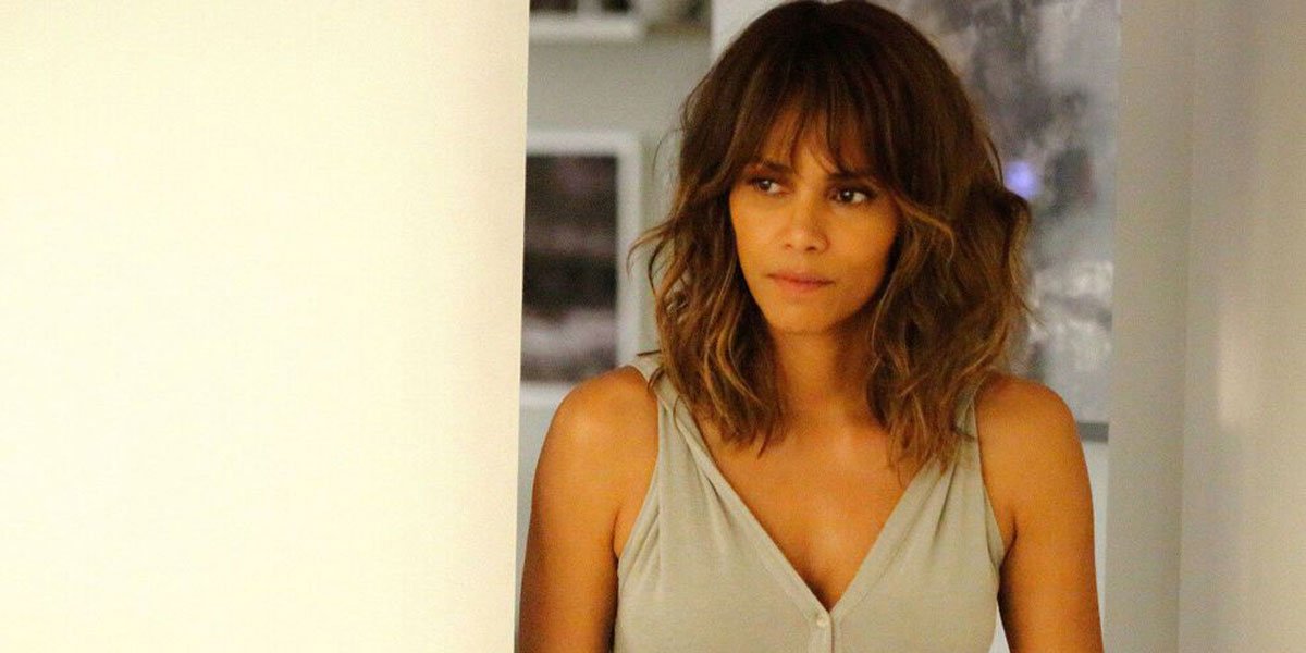 Halle Berry backless swimwear 2020