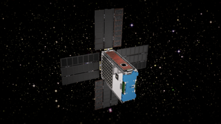 Artist&#039;s conception of BioSentinel, one of the confirmed operational Artemis 1 cubesats.