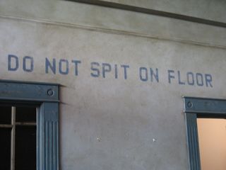 Inscription on interior wall of building undergoing rennovation in old Carrollton section of New Orleans.