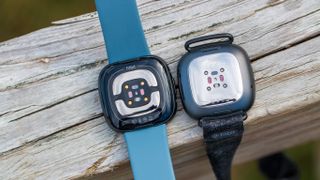 Fitbit Sense 2 vs Fitbit Sense bottom sensor comparison