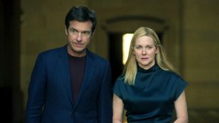 Jason Bateman as Marty Byrde and Laura Linney as Wendy Byrde in Ozark season 4