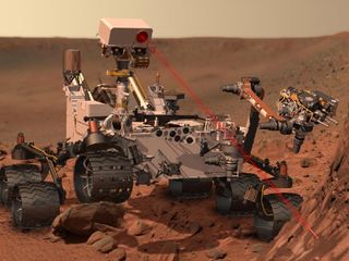 Curiosity Rover Searching