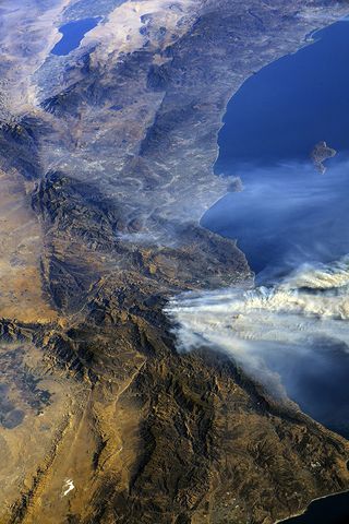 SoCal Wildfires from Space