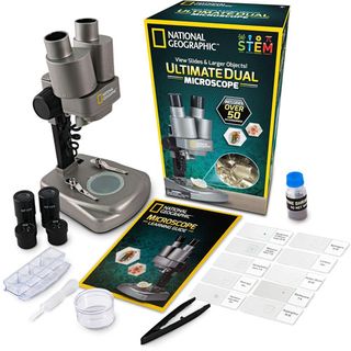 National geographic ultimate dual microscope on a white background