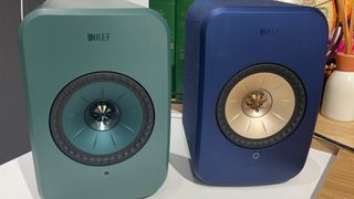 KEF LSX II vs KEF LSX II LT side by side shot