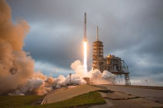 Falcon 9 rocket launch